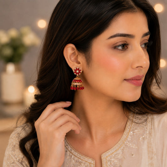 Ruby Noor Jhumka