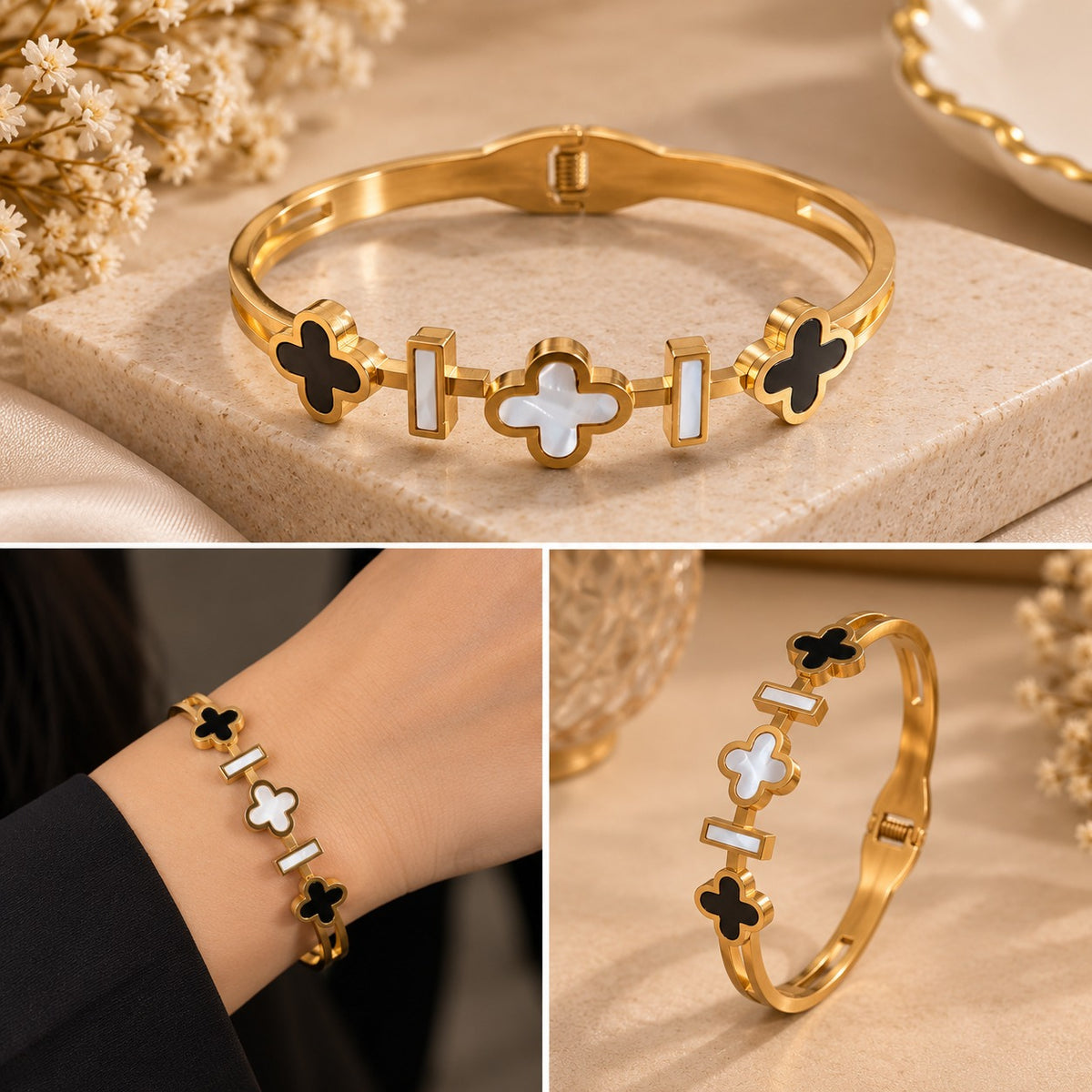Clover Gold Bracelet