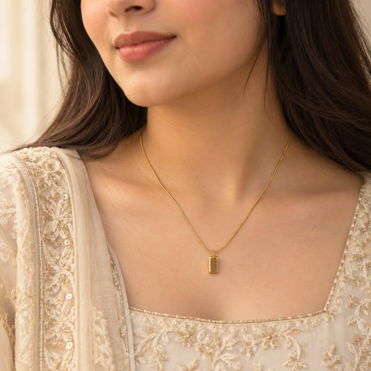 Luxury Gold Bar Pendant