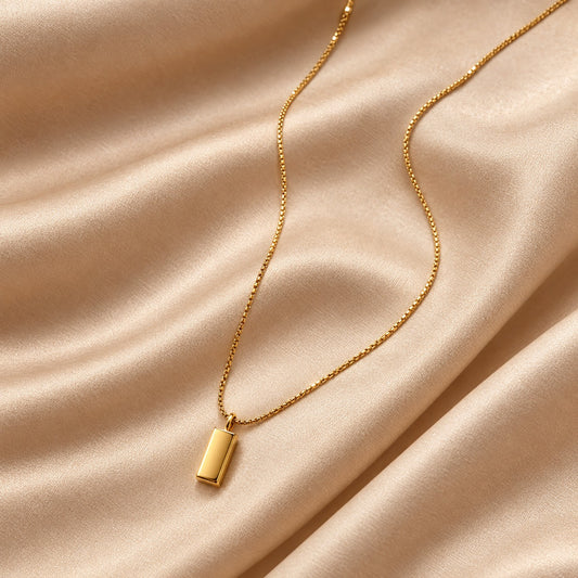 Luxury Gold Bar Pendant